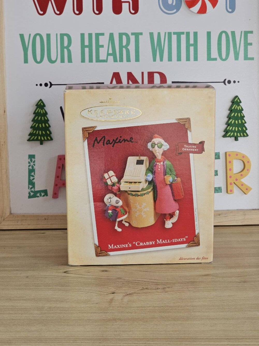 Maxine's Crabby Mall-idays Hallmark Keepsake Ornament 2004, Works Well